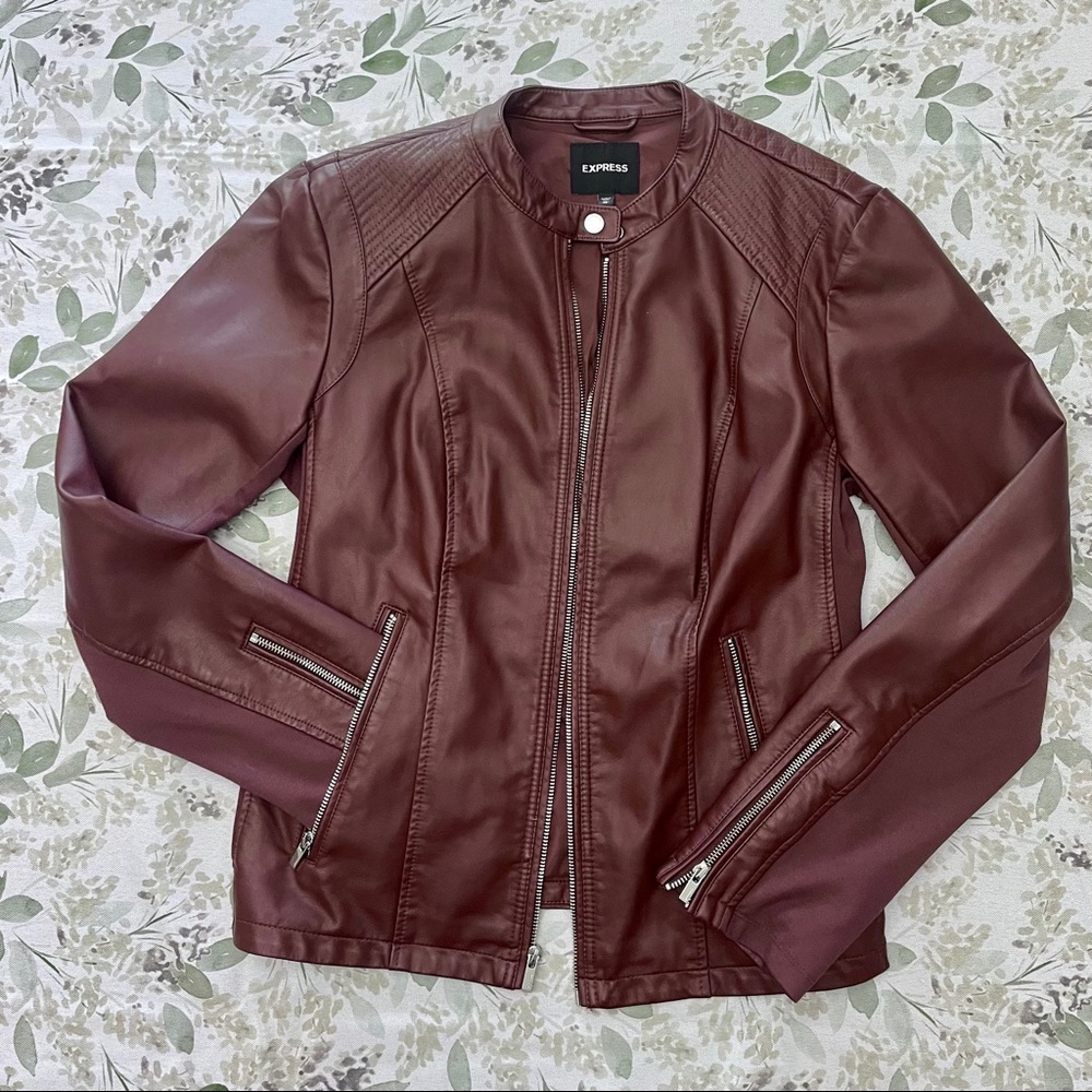 Express Vegan Leather Jacket szXL